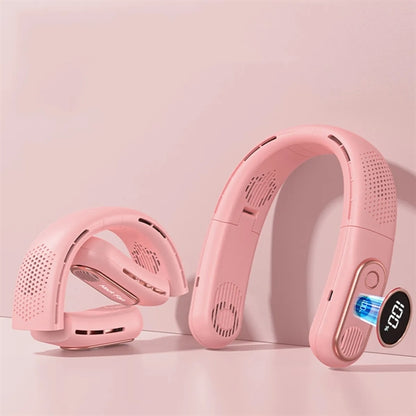Portable Neck Fan with LED Display