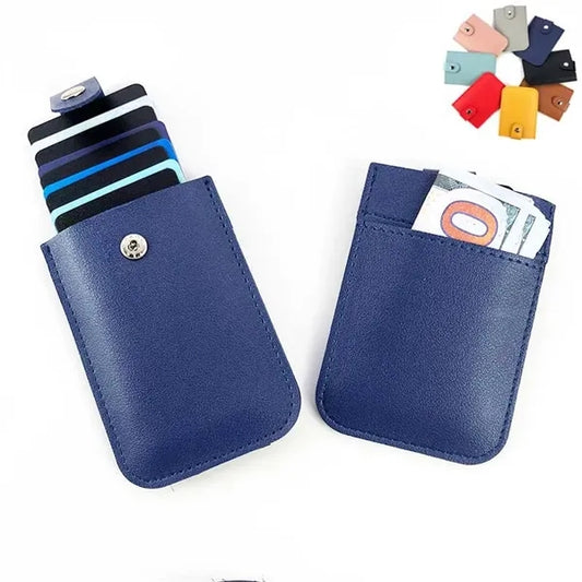 PU Leather Pull-Out Card Holder