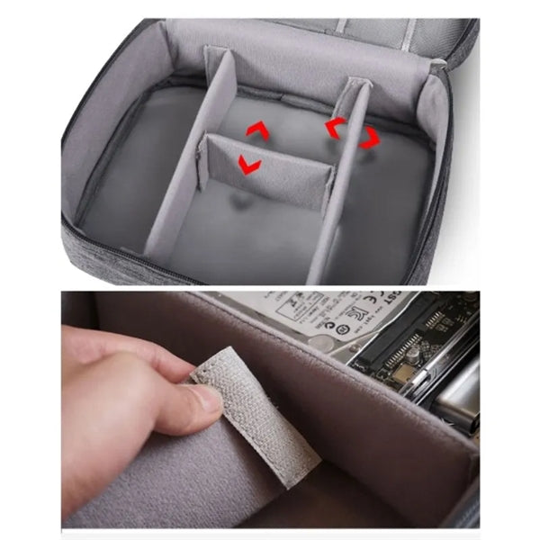 Multifunctional Data Cable Storage Bag