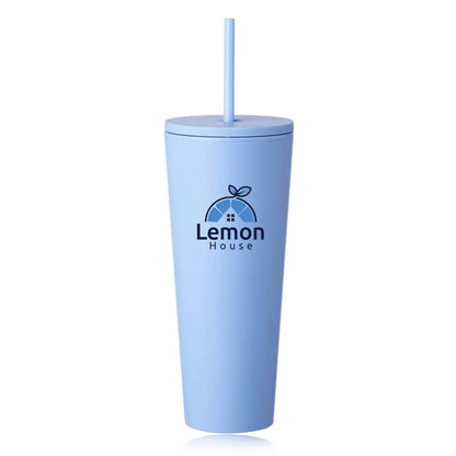 24 oz. Kenai Plastic Tumblers with Straw