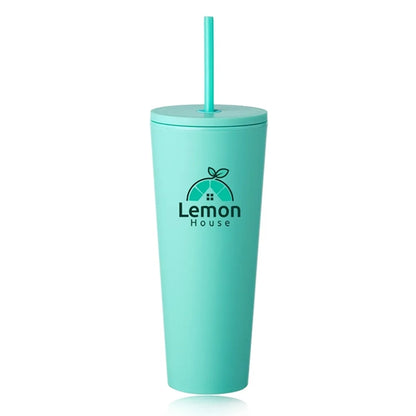 24 oz. Kenai Plastic Tumblers with Straw