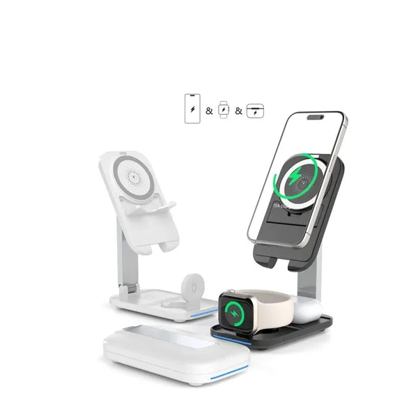 Foldable Magnetic Multifunctional Wireless Charger