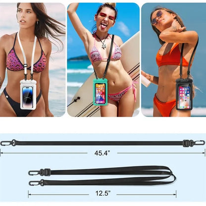 Waterproof Phone Pouch Bag Double Space Floating