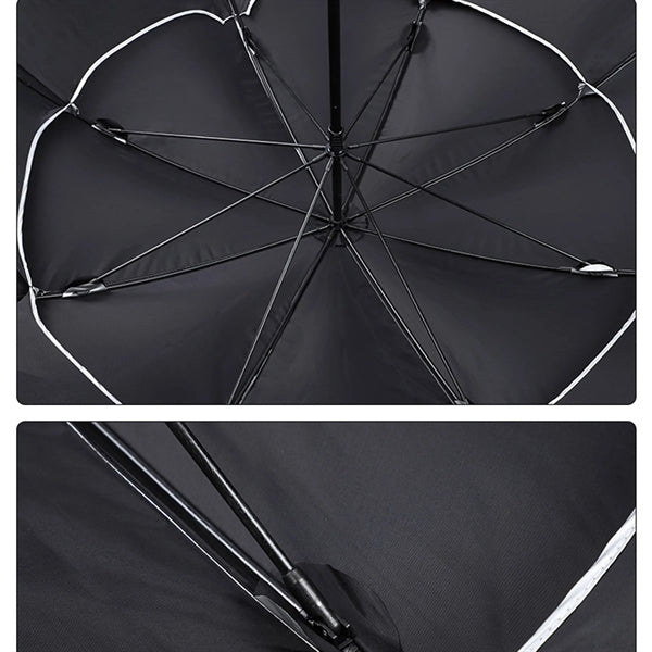 Windproof Large Vented Canopy Golf Umbrella Sun Rain