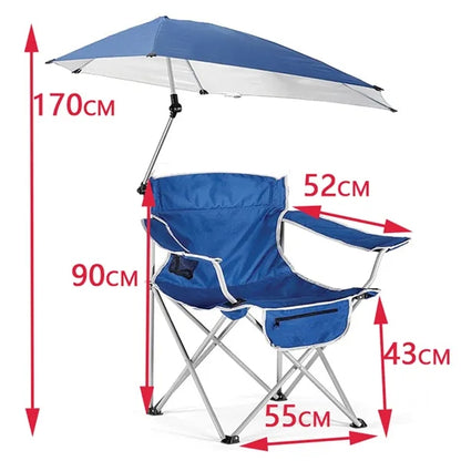 Folding Beach Camping Chair With Canopy