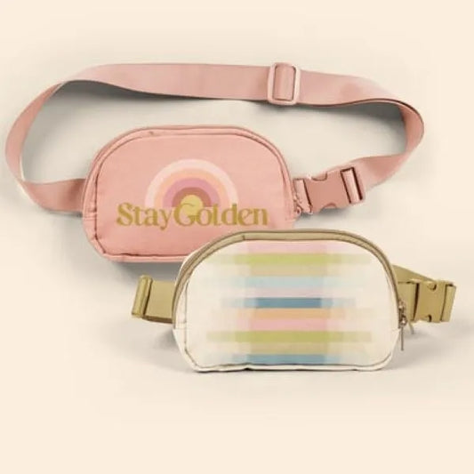 SIMPLE BELT BAG - 4CP PIGMENT DYED CANVAS