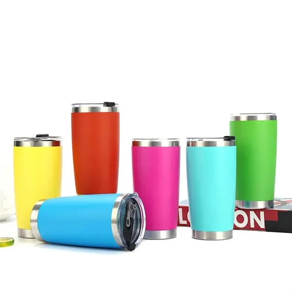 20oz Spray Plastic Car Insulated Tumbler