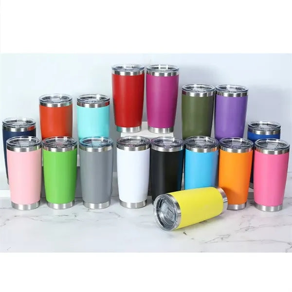 20oz Spray Plastic Car Insulated Tumbler