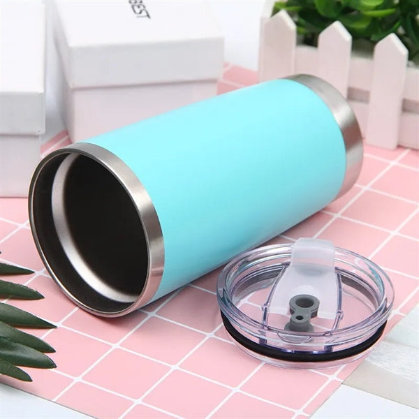 20oz Spray Plastic Car Insulated Tumbler