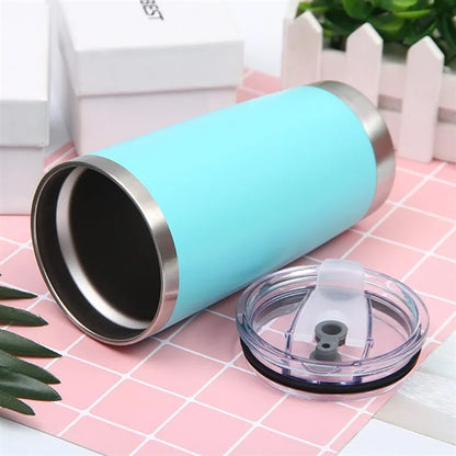 20oz Spray Plastic Car Insulated Tumbler