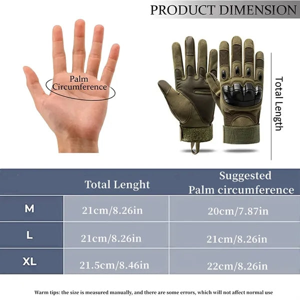 Outdoor Sports Tactical Gloves For Men