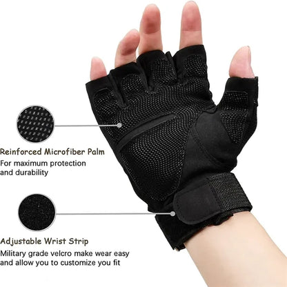 Outdoor Tactical Half Fingerless Gloves