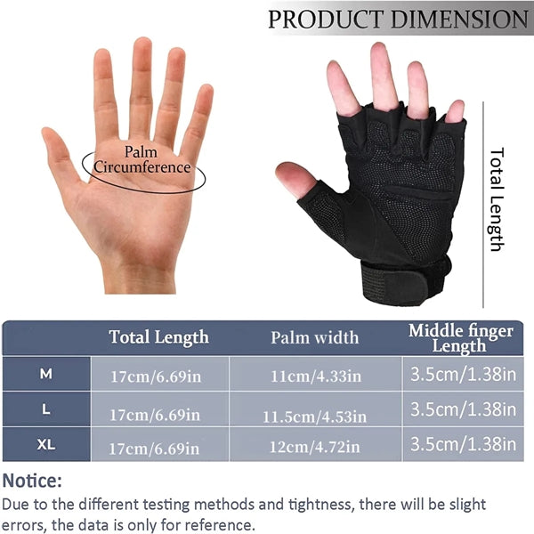 Outdoor Tactical Half Fingerless Gloves
