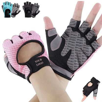 Anti-Slip Silicone Shockproof Half Finger Gloves
