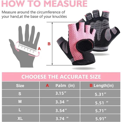 Anti-Slip Silicone Shockproof Half Finger Gloves