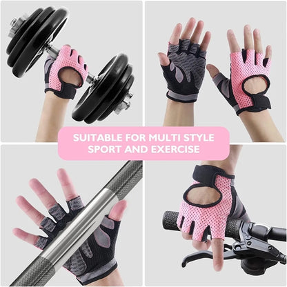 Anti-Slip Silicone Shockproof Half Finger Gloves