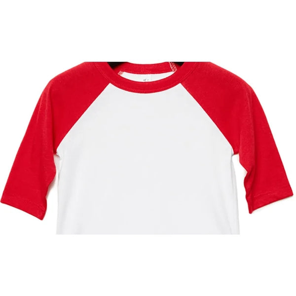 Bella + Canvas Toddler 3/4-Sleeve Baseball T-Shirt