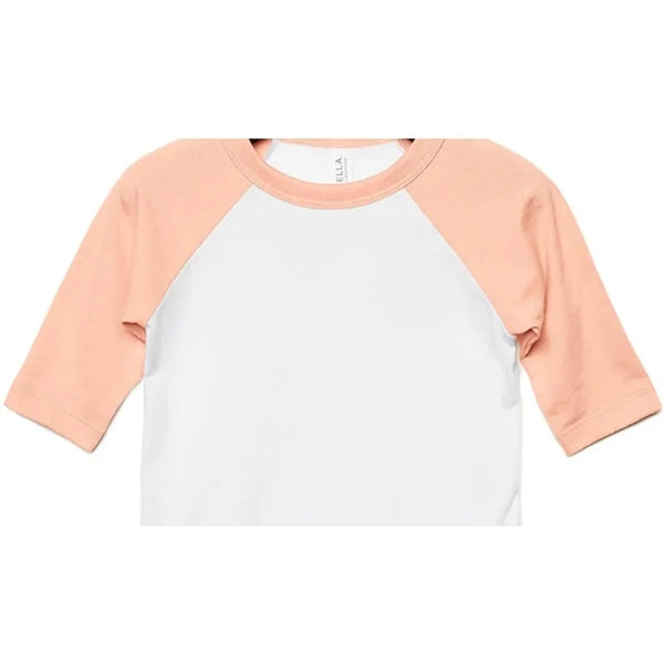 Bella + Canvas Toddler 3/4-Sleeve Baseball T-Shirt