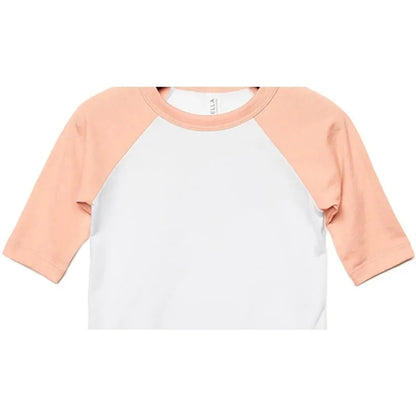 Bella + Canvas Toddler 3/4-Sleeve Baseball T-Shirt