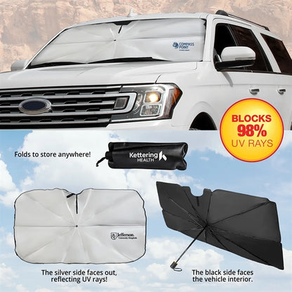 The Dashboard Defender - UV Car Windshield Sunshade Umbrella