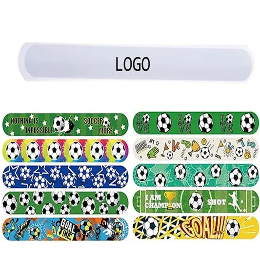 Soccer Party Slap Bracelets