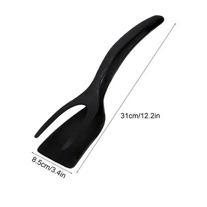 2 In 1 Fried Grip Flip Tongs
