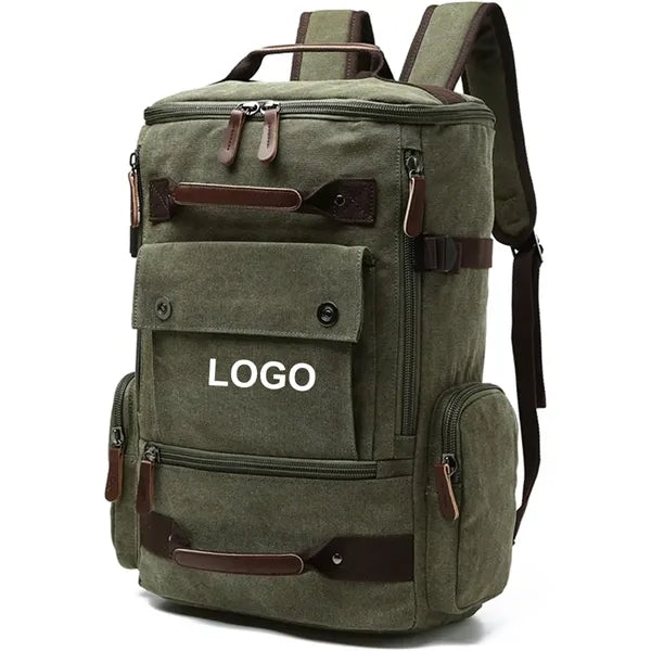 Multi-Ways Canvas Backpack