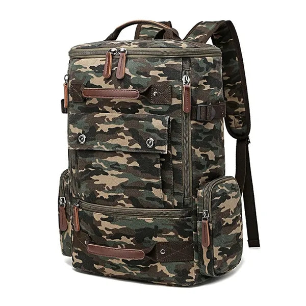 Multi-Ways Canvas Backpack