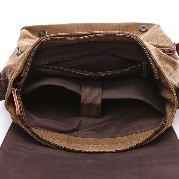 Multi-Pocket Messenger Bag