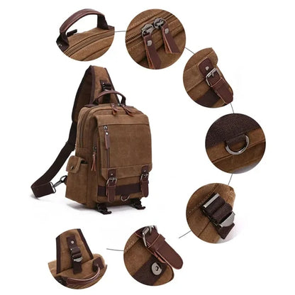 2-IN-1 Canvas Backpack