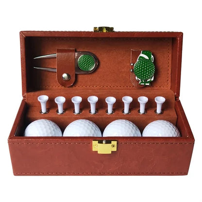 Golf PU leather Box Gift Set