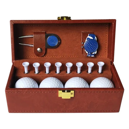 Golf PU leather Box Gift Set