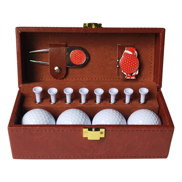 Golf PU leather Box Gift Set