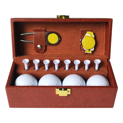 Golf PU leather Box Gift Set