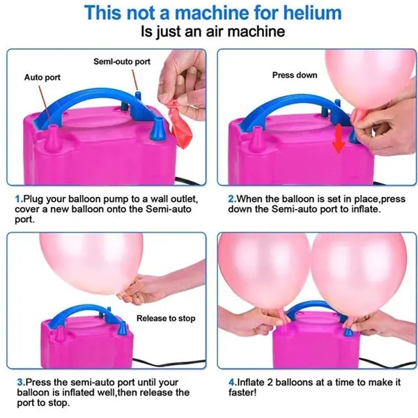 Electric Air Balloon Pump