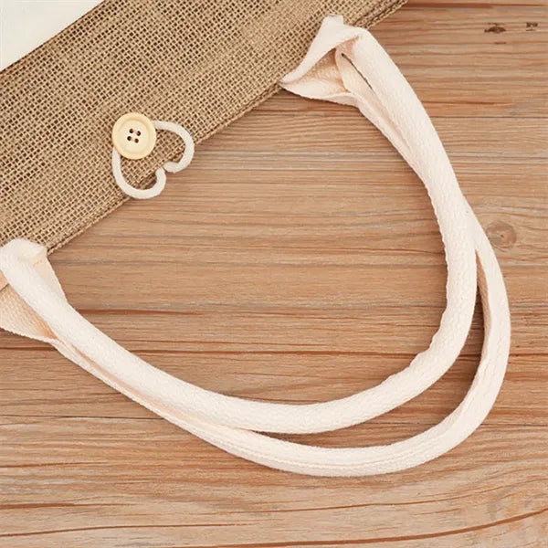 Burlap Tote Bags With Handles