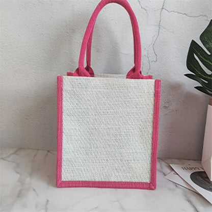 Jute Burlap Tote Bag