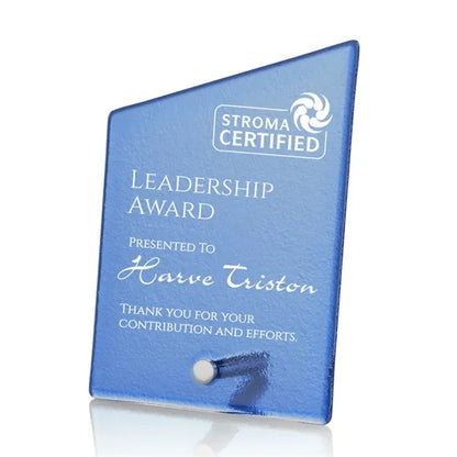 Atchison Blue Slant Award - Silver