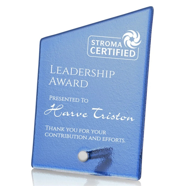 Atchison Blue Slant Award - Silver