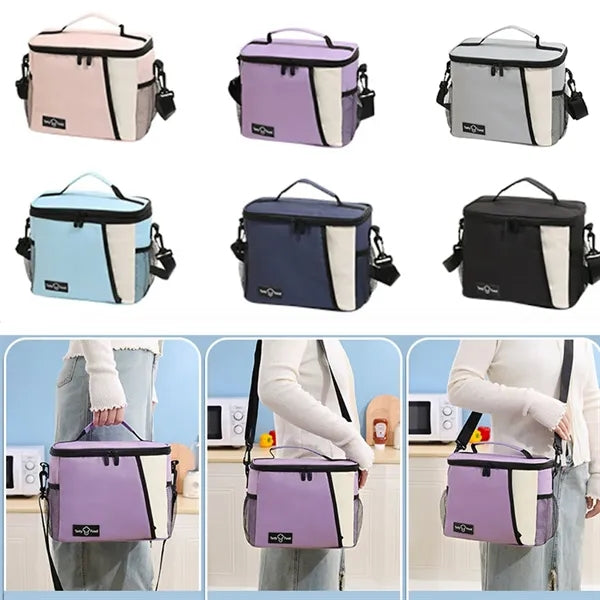 Portable Insulated Cooler Lunch Picnic Travel Bag
