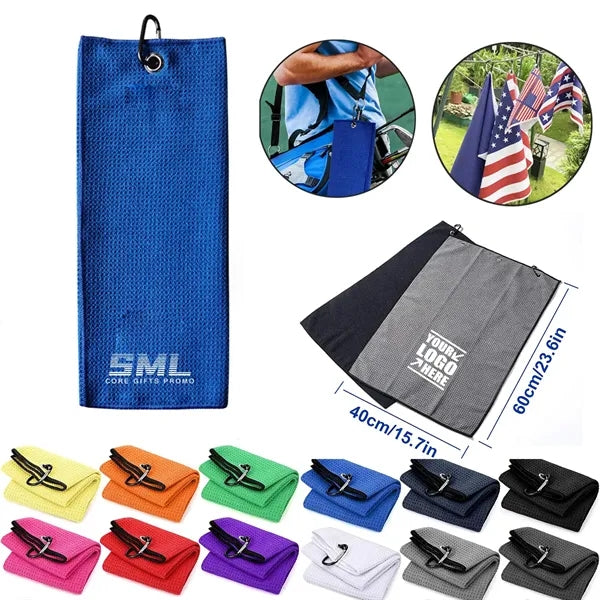 16 x 24 Inch Microfiber Trifold Golf Towel