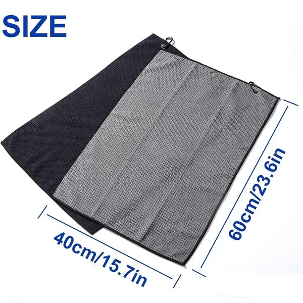 16 x 24 Inch Microfiber Trifold Golf Towel