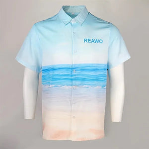 REAWO DYE SUBLIMATION HAWAIIAN SHIRT-STRETCH POLY