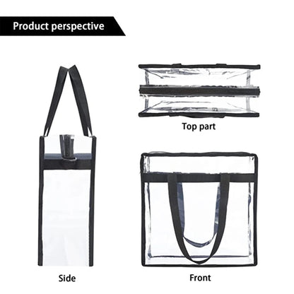 Stadium Approved Clear Tote Bag with Zipper