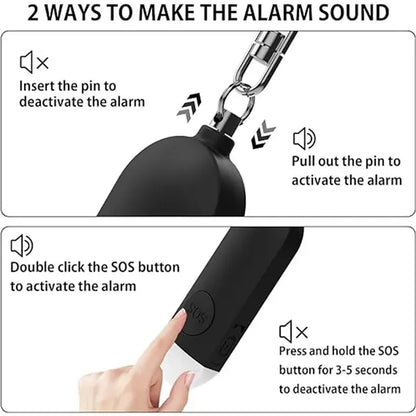 130DB Personal Safety Alarm for Women Children Elderly