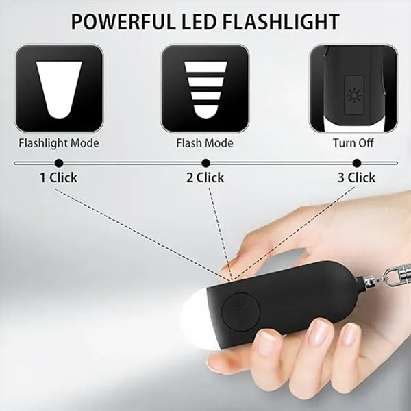 130DB Personal Safety Alarm for Women Children Elderly