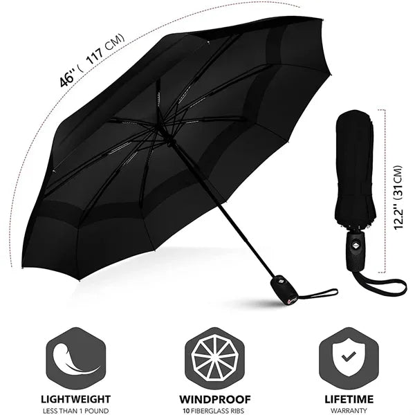 Automatic Windproof Travel Umbrella