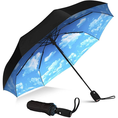 Automatic Windproof Travel Umbrella