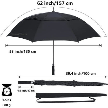 Large Double Canopy Windproof Automatic Umbrellas