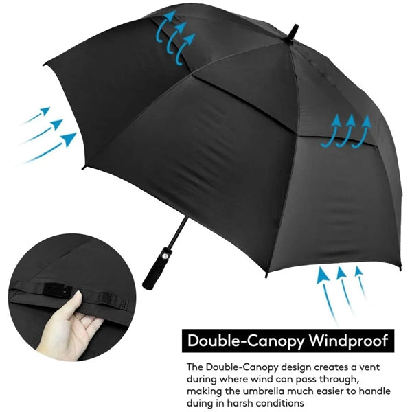Large Double Canopy Windproof Automatic Umbrellas